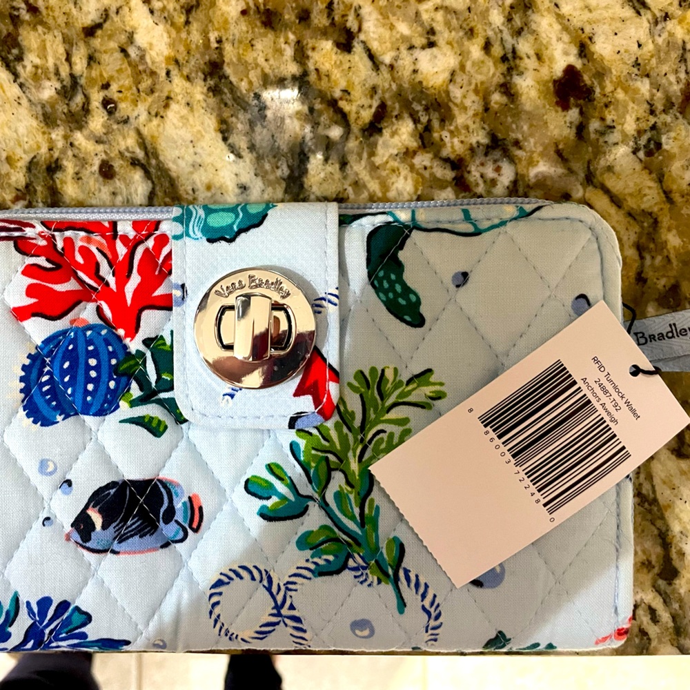 Vera Bradley Turnlock RFID Wallet